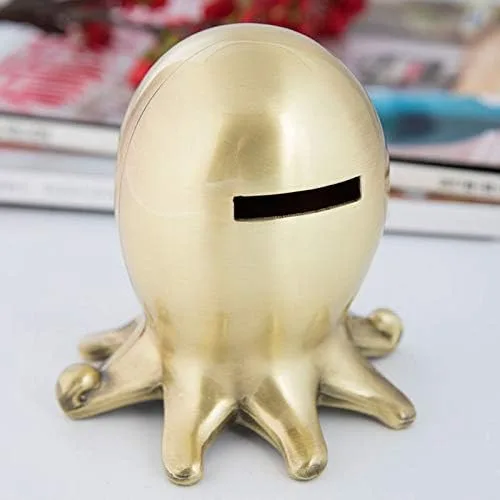 Miniatura 2 de Hucha de pulpo de metal personalizada