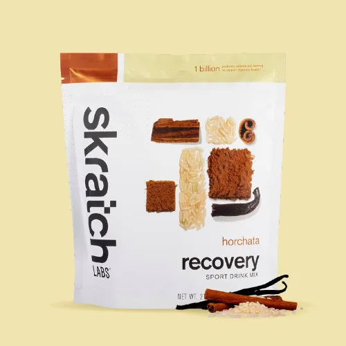 Miniatura 2 de Skratch Labs Mezcla de bebida de recuperación después del entrenamiento con horchata, (21.2 onzas, 12 porciones) con proteína de leche completa