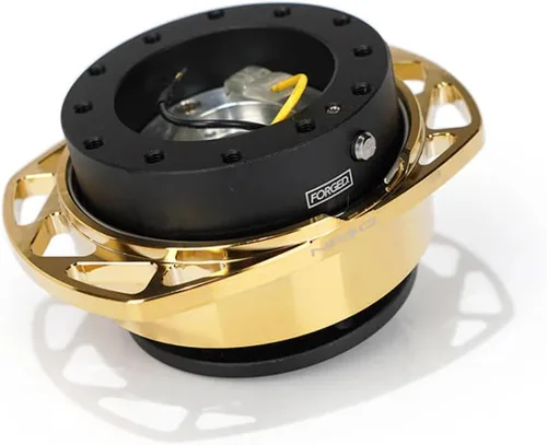 Miniatura 6 de NRG Innovations NRG-SRK-257BK-BK Kit de liberación rápida para volante Gen 2.0, adaptador, cuerpo negro/anillo recortado negro, patrón de pernos