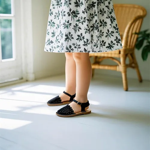 Miniatura 95 de THEE BRON Sandalias cómodas para niñas, zapatos para niños, sandalias rellenas