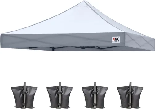 Miniatura 35 de ABCCANOPY - Toldo de repuesto para carpa desplegable (10x10 pies, beige)