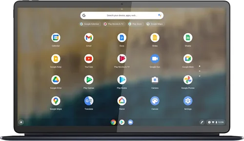 Lenovo 82QS0000US, IdeaPad Duet 5 Chromebook, pantalla táctil OLED FHD de 13.3 pulgadas, Snapdragon SC7180, 4 GB de RAM, 64 GB de almacenamiento,
