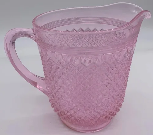 Jarra - Patrón Addison - Mosser Glass - Hecho en Estados Unidos (amatista)