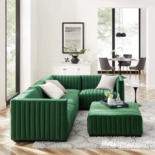 Miniatura 32 de Modway Conjure Seccional, Oro Negro