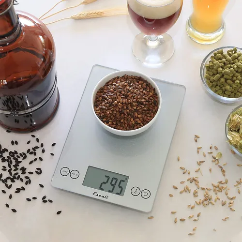 Miniatura 12 de Escali Arti Báscula Digital de Vidrio para Alimentos de Encimera de Cocina, Báscula para Hornear y Cocinar con Contador de Nutrición y Calorías