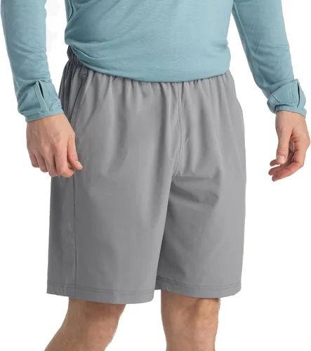 Miniatura 21 de Free Fly Pantalones cortos Breeze para hombre, entrepierna de 8 pulgadas, de secado rápido, ligeros, con protección solar UPF 50+