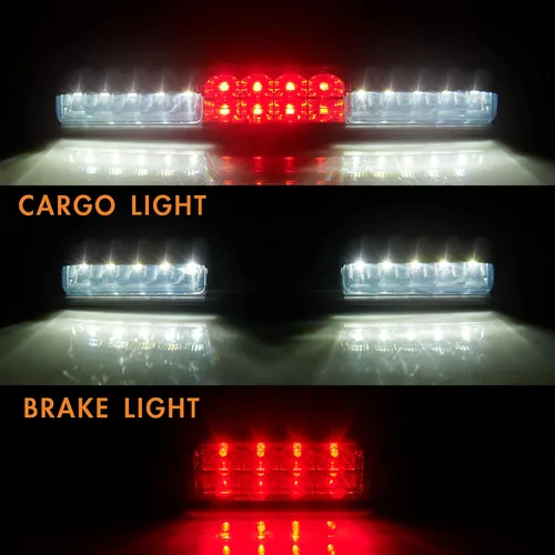 Miniatura 4 de Tercera tercera luz de freno, luz de freno LED de montaje alto para Chevy Silverado GMC Sierra 1500 2500 3500 HD Classic, lámpara de carga trasera