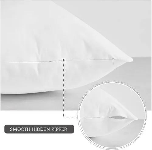 Miniatura 4 de MoonRest® - Almohada decorativa rellena de fibra sintética pura de 100% de poliéster lumbar rellena de 100% de algodón para sofá, sillón, cojín