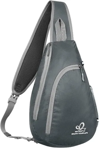 Miniatura 11 de Bolso de hombro WATERFLY, morrales, bolsos, mochilas triangulares cruzadas sobre el cuerpo, de soga, para senderismo o mochilas multiuso y bolsa