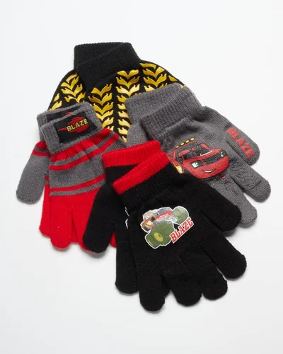 Miniatura 7 de Nickelodeon Paquete de 4 manoplas o guantes para niños Paw Patrol y Blaze (niñosniños pequeños)