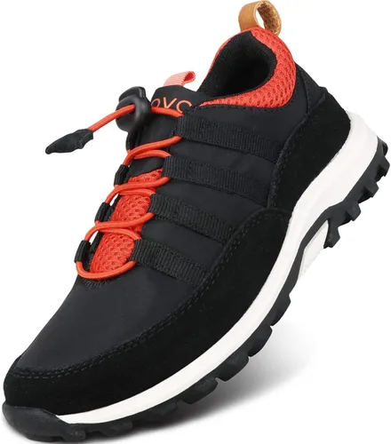 UOVO Boys Shoes Boys Sneakers Boys Hiking Tennis Running Shoes Kids Waterproof Athletic Outdoor Sneakers Non-Slip Comfortable(LittleBig Boys)