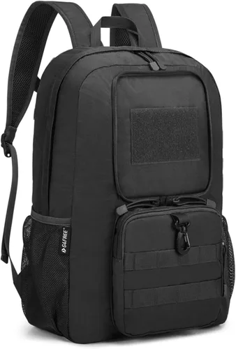 G4Free Mochila ligera plegable de 30L para viajes de senderismo, mochila plegable resistente al agua para hombres y mujeres (negro)