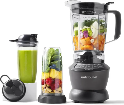 NutriBullet ZNBF30500Z - Set de licuadora de 1200 W, 1200 W, color gris oscuro