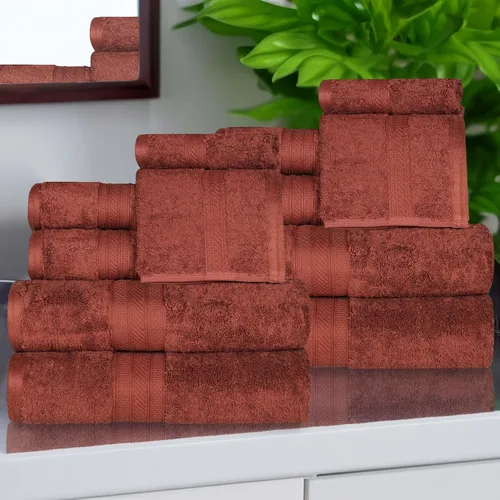 Miniatura 59 de Superior Juego de 2 toallas de baño de fibra larga 100% algodón peinado de 27.64 oz/m², para baño, ducha, cocina, súper suave, afelpado, altamente