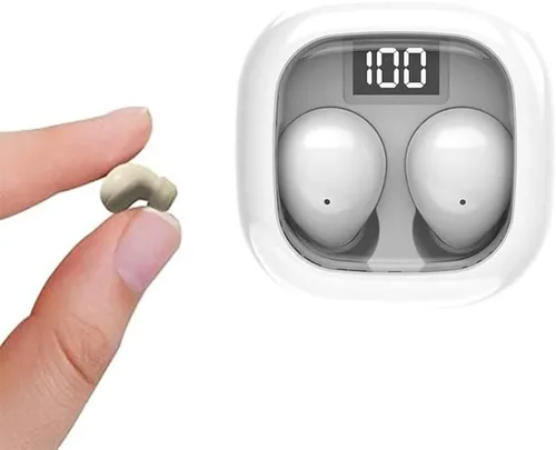 Miniatura 4 de Auriculares para dormir de lado, micro diminutos discretos ocultos de perfil bajo para el trabajo, auriculares ocultos para orejas pequeñas