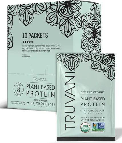 Miniatura 15 de TRUVANI – Polvo de proteína a base de plantas – Proteína orgánica certificada USDA en polvo, vegano, sin OMG, sin gluten