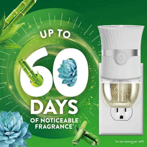 Miniatura 2 de Air Wick Recambio de aceite perfumado para enchufar, 5 unidades, agave azul y bambú, ambientador, aceites esenciales