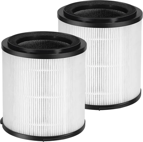 KJ150F-C02 - Filtro de repuesto HEPA para purificador de aire SilverOnyx de 5 velocidades (habitación grande de 500 pies cuadrados) para mascotas,