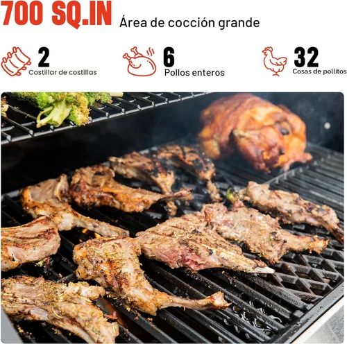 Miniatura 3 de Monument Grills - Parrilla convertible más grande de 4 quemadores de gas natural, parrilla de propano estilo gabinete de acero inoxidable, controles