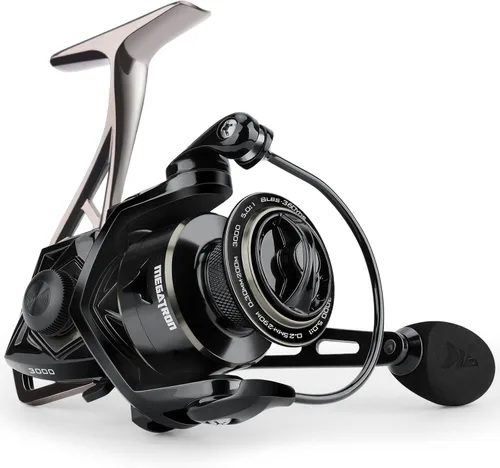 Miniatura 13 de KastKing Megatron Spinning Reel, Freshwater and Saltwater Spinning Fishing Reel, Rigid Aluminum Frame 7+1 Double-Shielded Stainless-Steel BB, Over