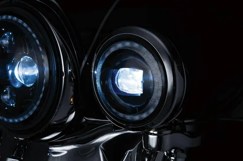 Miniatura 3 de Kuryakyn 2466 Orbit Vision - Lámparas LED de paso con halo blanco (4-1/2 pulgadas)