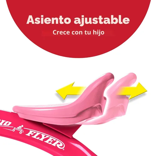 Miniatura 6 de Radio Flyer Triciclo Red Rider para edades de 2.5 a 5 años, bicicleta de tres ruedas para niños pequeños, triciclo para niños, juguete de montar al