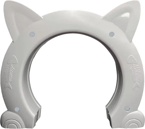 Fhiny Puerta interior de puerta para gatos, puertas de gatitos de 8.5 pulgadas de diámetro sin solapa para pared, duraderas y fáciles de instalar,
