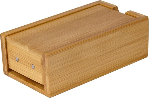 Miniatura 6 de Cusdie Torre de dados de bambú plegable de madera para juego de mesa, D&D, RPG (sin logotipo)