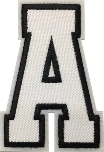 Miniatura 10 de Parches de letras termo-adhesivas de alta calidad – Lindas letras para ropa – Parche universitario para ropa – Letras bordadas de 4 1/2 parches