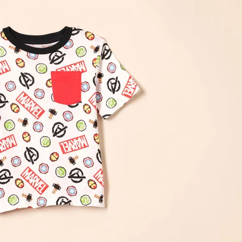 Miniatura 2 de Tienda Essentials Disney Marvel Camisetas de manga corta para niños y niños pequeños de Star Wars (cebra previamente manchada), paquetes múltiples
