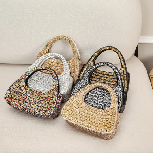 Miniatura 9 de BBTT.ful Bolsos de noche con diamantes de imitación para mujer (varios colores)