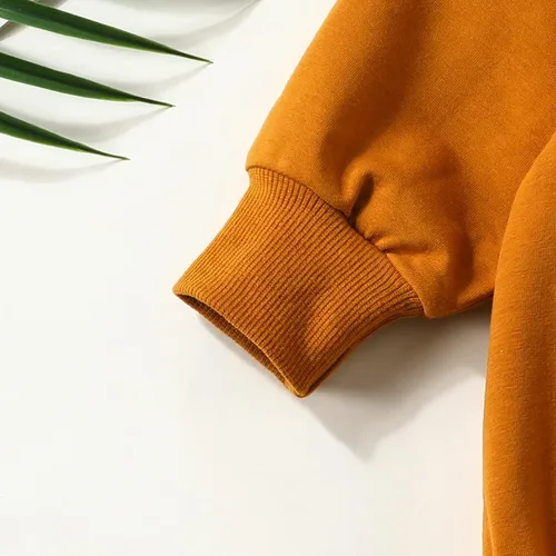 Miniatura 140 de Ropa de Halloween para bebé niña, sudadera con estampado de calabaza, mameluco de burbujas, lindo traje de Acción de Gracias de otoño