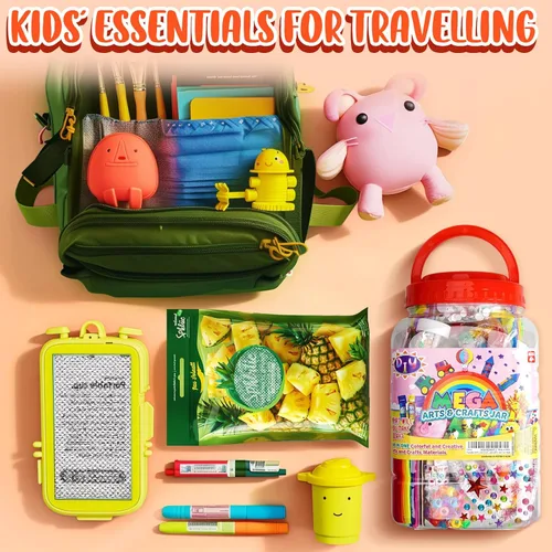 Miniatura 7 de FunzBo suministros de arte y manualidades para niños – Kit de suministros de arte para manualidades para niños de 4 5 6 7 8 9 – todo en uno D.I.Y.