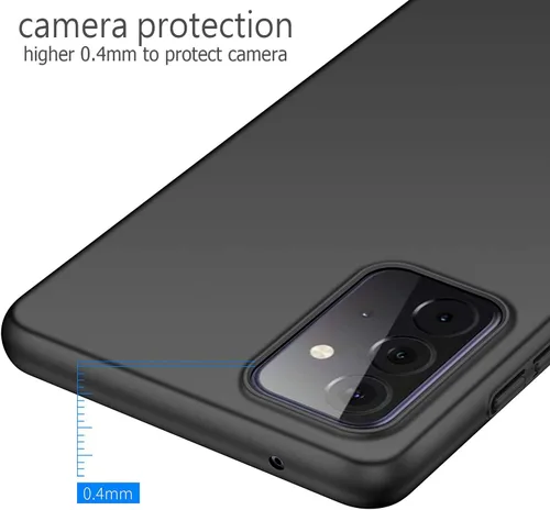 Miniatura 3 de Funda protectora delgada para Samsung Galaxy A52 5G con acabado mate, protege de arañazos, deslizamientos, golpes y huellas dactilares