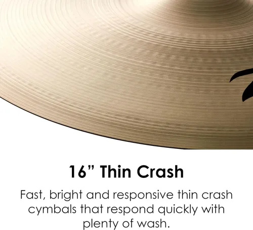 Miniatura 3 de Zildjian A0223 - Platillo delgado de 16 pulgadas