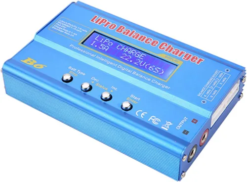 Miniatura 4 de Fafeicy B6 80W Digital LCD RC Balance Charger Discharger for LiPo NiMH Battery (Without Plug)
