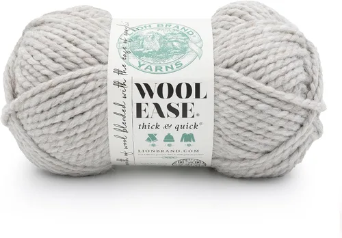 Miniatura 153 de Lion Brand Yarn - Ovillo de lana Wool-Ease Thick & Quick color fuerza aérea