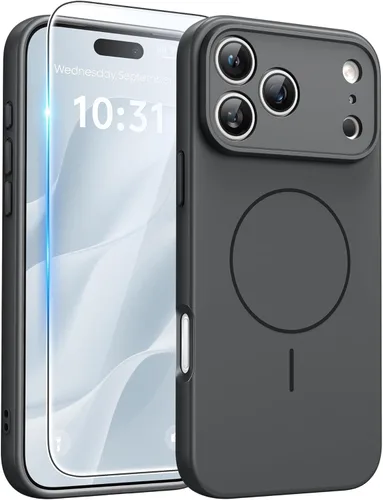 Miniatura 66 de FNTCASE Funda para iPhone 13 Pro: Fundas magnéticas translúcidas mate delgadas con protector de pantalla de vidrio templado