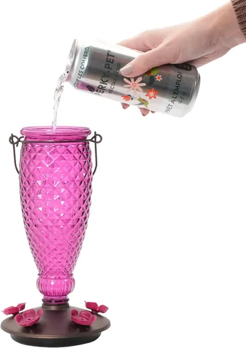 Miniatura 8 de Perky-Pet 522 Néctar de colibrí transparente listo para usar en lata de aluminio reciclable – 4 latas, 16 onzas cada una – 64 onzas líquidas
