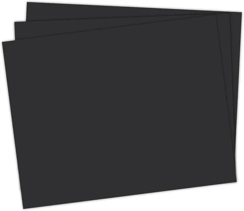 Miniatura 4 de Tableros de ferrocarril inteligentes para escuela, 22 x 28 pulgadas, 6 capas, blanco, paquete de 25 – 1485742