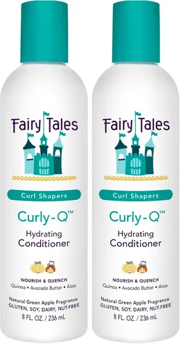 Miniatura 7 de Fairy Tales Curly Q - Acondicionador hidratante para niños, sin parabenos, sulfatos, gluten y nueces, para todo tipo de rizos, incluido cabello