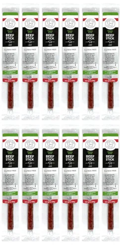 Good Fod Foods Palitos de carne de estilo italiano – Snacks bajos en FODMAP para un intestino saludable, palitos de cecina sin azúcar, aptos para