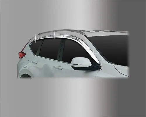Miniatura 4 de AUTOCLOVER - Juego de 6 protectores de lluvia con cinta adhesiva para Honda CR-V 2017 2018 2019 2020 2021 2022 / deflectores de ventana, persianas