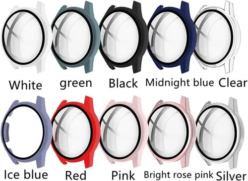 Miniatura 8 de Protector de pantalla de reloj compatible con Huawei GT2 de 1.63 pulgadas, ultra delgado, HD, vidrio templado, protección general, cubierta dura