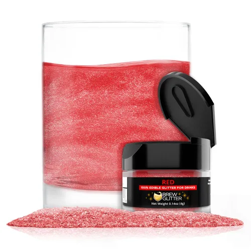 Miniatura 10 de Brew Glitter - Purpurina comestible para bebidas, cócteles, cerveza, adornar bebidas Certificado Kosher y Halal 100% comestible y de grado Azul