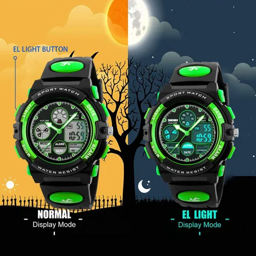 Miniatura 4 de Kids Digital Sport Watch, Boys Girls Waterproof Sports Outdoor Watches Children Casual Electronic Analog Quartz Wrist Watches with Alarm Stopwatch