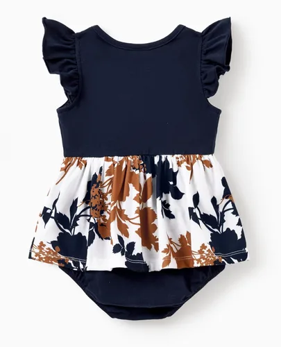 Miniatura 4 de PATPAT Conjuntos de verano a juego para la familia, vestidos y camisetas para mamá y yo, conjuntos de camisetas casuales para vacaciones