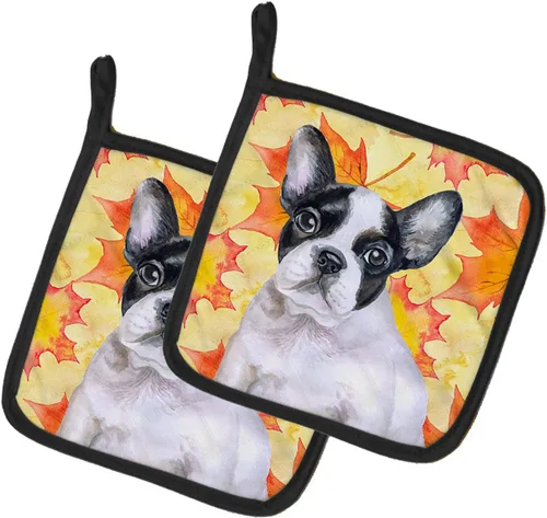 Miniatura 128 de Caroline's Treasures BB9655PTHD - Juego de soportes para ollas de cocina resistentes al calor, almohadillas calientes para horno, 7 1/2 x 7 1/2