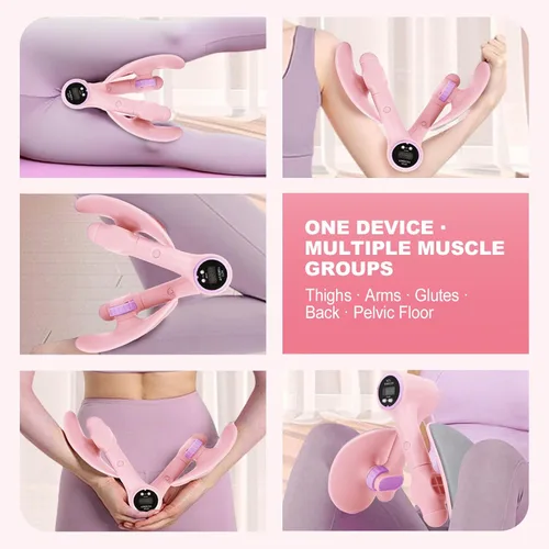Miniatura 5 de Maestro de muslo, entrenador muscular del suelo pélvico para mujeres, entrenador Kegel para rehabilitación posparto con pantalla LED