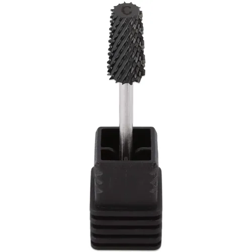 Miniatura 8 de PANA - Cabezal cónico de carburo con vástago de 3/32 pulgadas (negro, grano grueso), broca de uñas para eliminación rápida de acrílico o gel duro
